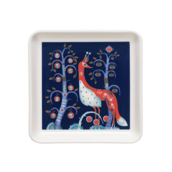 Iittala iittala taika plate square 12x12cm blue