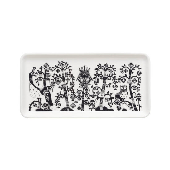 Iittala iittala taika plate rectangle 12x24cm black