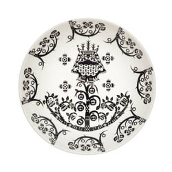 iittala taika plate deep 20cm black