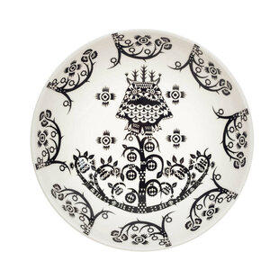 iittala taika plate deep 20cm black