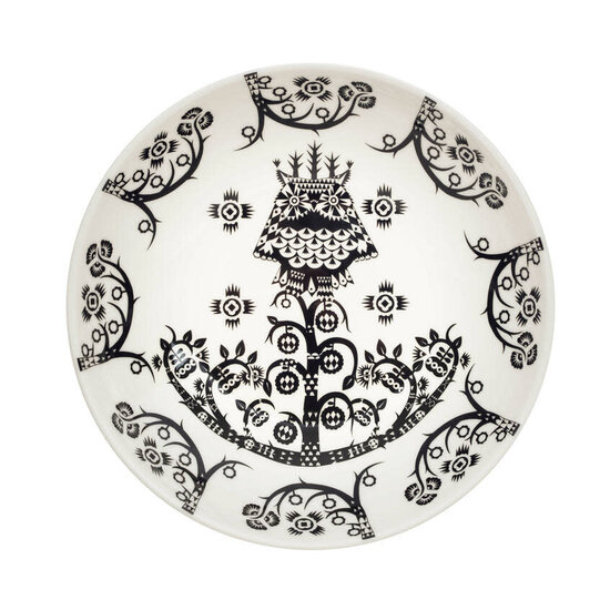 Iittala iittala taika plate deep 20cm black