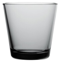 iittala kartio tumbler 21cl grey 2pc
