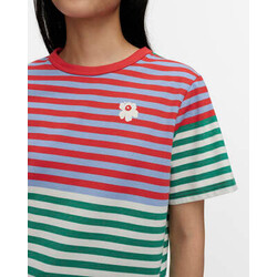 marimekko tasaraita unikko t-shirt M