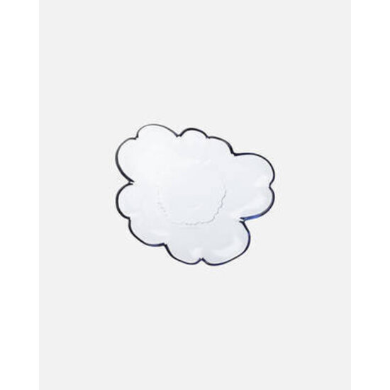 Marimekko marimekko unikko glass plate 20 cm. light blue