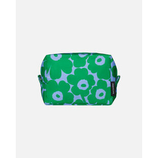 marimekko vilja mini unikko cosmetic bag blue-green