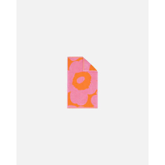 Marimekko marimekko unikko guest towel 30x50 cm. pink-orange