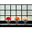 Verpan verpan wire table lamp 30 cm. chrome/ red