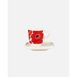 marimekko unikko espresso cup - saucer
