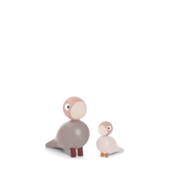 kay bojesen liv & lykke soft pink 1 pair 11 cm. h