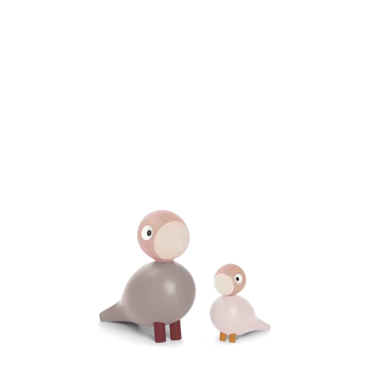 Kay Bojesen kay bojesen liv & lykke soft pink 1 pair 11 cm. h
