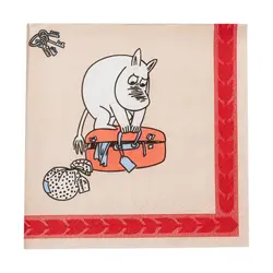 moomin paper napkin holiday rush 33 cm.