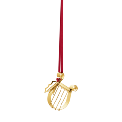 Georg Jensen kersthanger 2026 harp goud