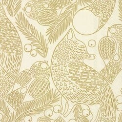 marimekko ketunmarja cream gold servetten