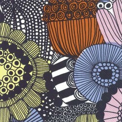 marimekko SIIRTOLAPUUTARHA geel servetten S