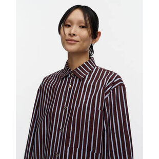 marimekko jokapoika shirt 2026 mt. m brown- blue