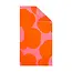 Marimekko marimekko iso unikko bath towel 100 x 180 cm orange-pink
