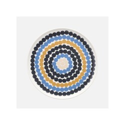 marimekko siirtolapuutarha plate 20 cm blue brown