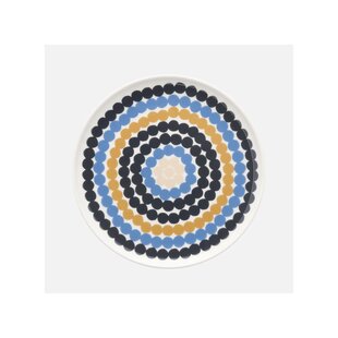 marimekko siirtolapuutarha plate 20 cm blue brown