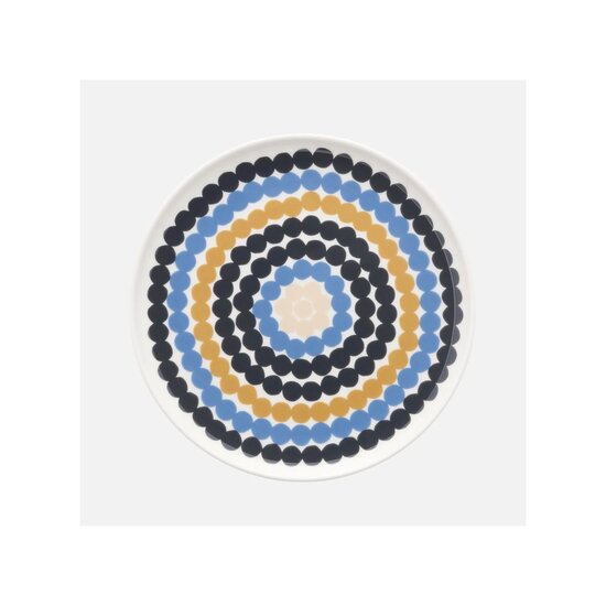 Marimekko marimekko siirtolapuutarha plate 20 cm blue brown
