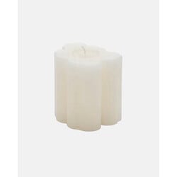 marimekko unikko shape candle 9 cm. white
