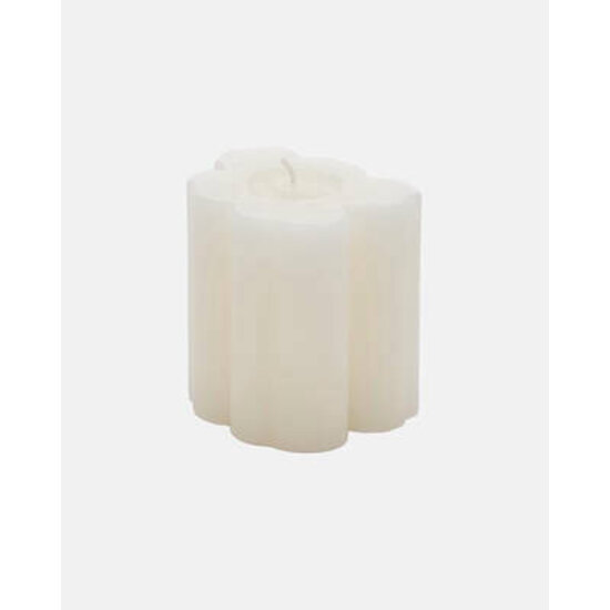 Marimekko marimekko unikko shape candle 9 cm. white