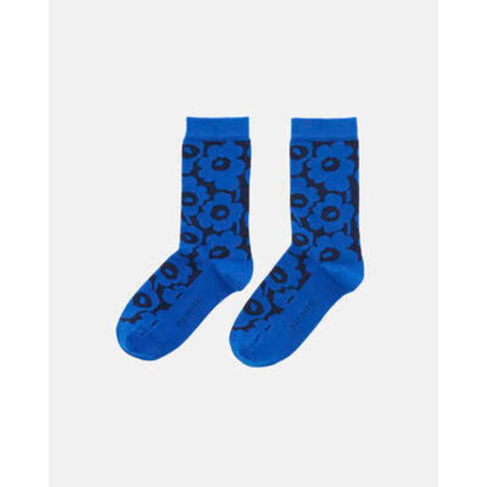 Marimekko marimekko linjaus unikko socks blauw 43-46