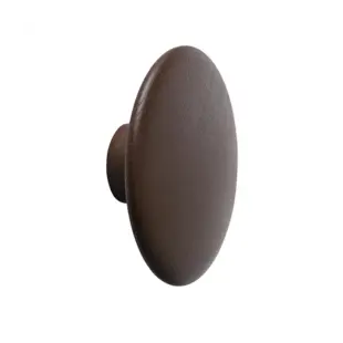 muuto dots wood brown red 9 cm