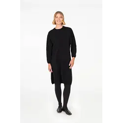 falla notko knitted dress black, size M