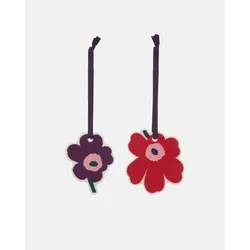 marimekko flat holiday ornament 2 pcs
