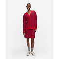 Marimekko marimekko koillis pallo skirt wool red with blue dots mt. L