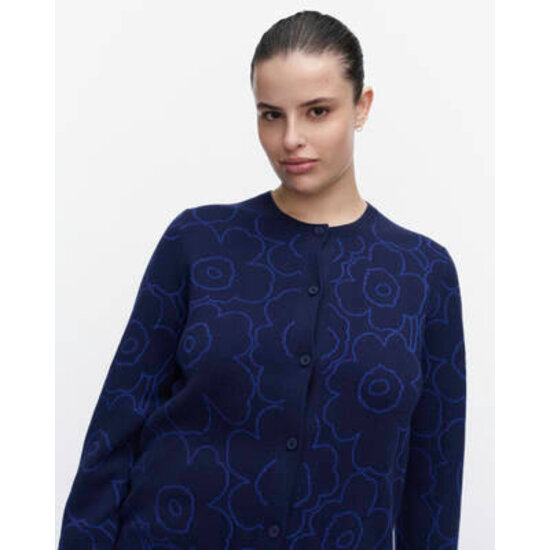 Marimekko marimekko piirto unikko cardigan wool mt.M