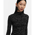 Marimekko marimekko vilpotus unikko shirt long sleeved wool anthracite- grey mt. XL