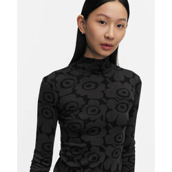 marimekko vilpotus unikko shirt long sleeved wool anthracite- grey mt. XL