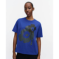Marimekko marimekko else unikko placement blue t-shirt mt.M