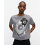 Marimekko marimekko rauha unikko placement t-shirt grey mt.S