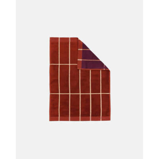 Marimekko marimekko tiliskivi hand towel  red- brown 50x70cm.