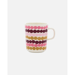 marimekko sirtlapuutarha mug 2.5 dl pink -  burgundy