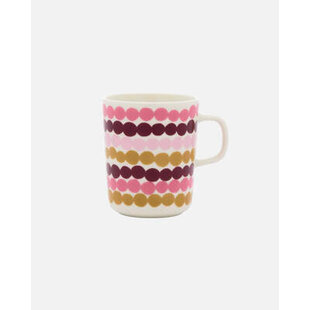 marimekko sirtlapuutarha mug 2.5 dl pink -  burgundy