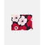 Marimekko marimekko p. unikko acryl fabric placemat red-burgundy-pink
