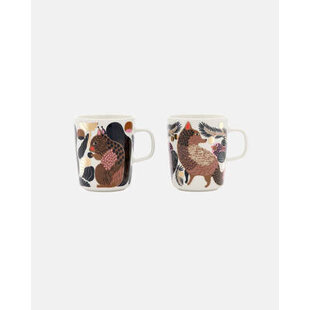 marimekko kurre and ketunmarja mug 2.5 dl 2 pcs