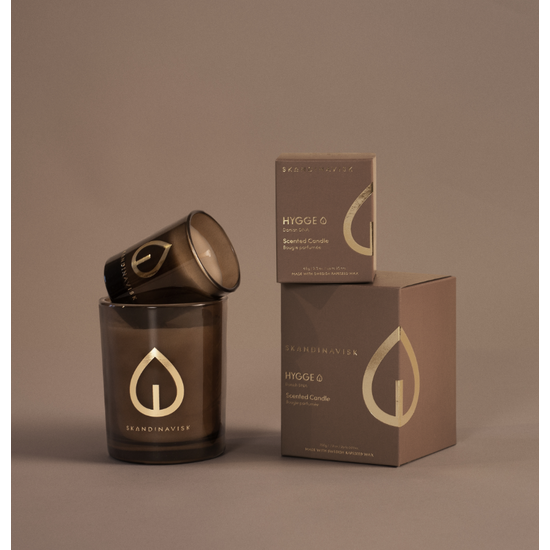 Skandinavisk skandinavisk hygge gold symbol scented candle 65 g