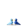 Kay Bojesen kay bojesen winter birds blue/light blue 2 pc