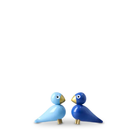 Kay Bojesen kay bojesen winter birds blue/light blue 2 pc