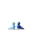 Kay Bojesen kay bojesen winter birds blue/light blue 2 pc