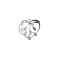 Rosendahl rosendahl kersthanger onder de mistletoe silver plated