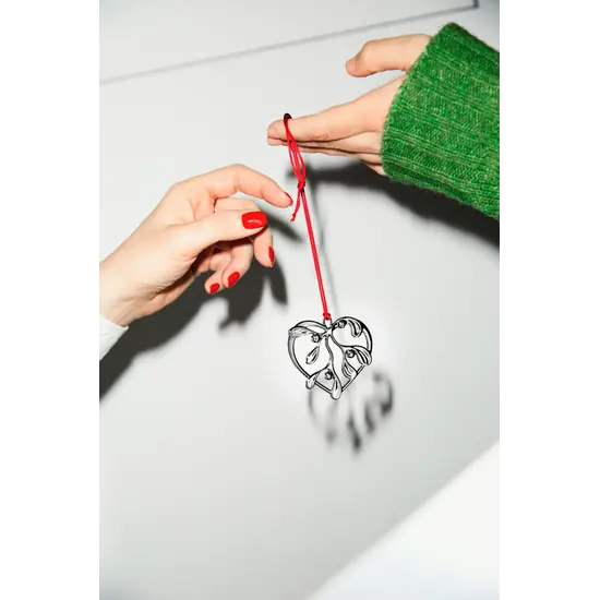 Rosendahl rosendahl kersthanger onder de mistletoe silver plated