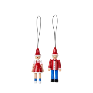 Kay Bojesen christmas Ole and christmas Lise hangers
