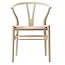 carl hansen CH24  soft beech - papercord  barley beige