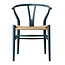 carl hansen CH24  soft beech - papercord  northsea blue