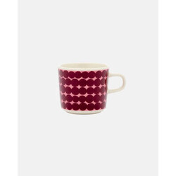 marimekko sirtolapuutarha coffee cup 2 dl pink- burgundy